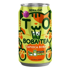 Boba Cat Matcha and Milk Tea, bubble tea al matcha da 315ml