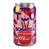 Boba Cat Strawberry and Peach, bubble tea al gusto di fragola e pesca da 320ml