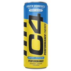 C4 Frozen Bombsicle Zero Sugar, energy drink al gusto di frutta da 330ml