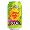 Chupa Chups Sparkling Green Apple Sour, bevanda aspra alla mela verde 345ml
