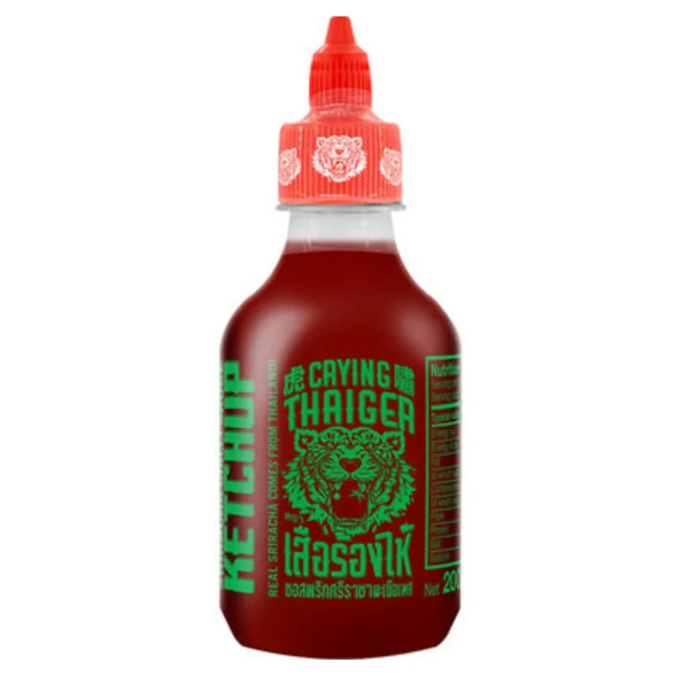 Crying Thaiger Sriracha Chilli Sauce Ketchup, salsa ketchup al chili Sriracha da 200ml