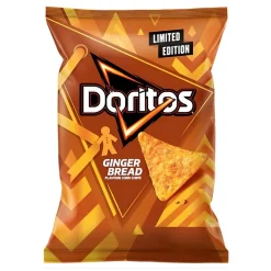 Doritos Gingerbread Limited Edition, chips di mais al gusto pan di zenzero da 180g
