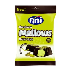 Fini Choco Mallows Dubai Style, marshmallow ricoperti di cioccolato da 80g