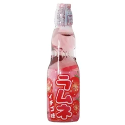 Hata Ramune Strawberry Soda, bevanda gassata al gusto di fragola da 200ml