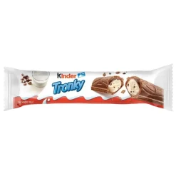 Kinder Tronky Milk & Biscuits, wafer con crema al latte e pezzi di biscotto da 18g