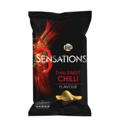 Lay's Sensations Thai Sweet Chili Flavour, patatine al sapore di peperoncino thai da 40g