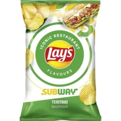 Lay's Subway Teriyaki, patatine al gusto di salsa teriyaki da 150g