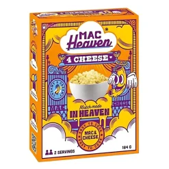 Mac Heaven 4 Cheese, maccheroni con salsa al formaggio da 184g