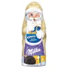Milka Chocolate Santa Claus Oreo White Choco, cioccolato bianco e pezzetti di biscotto al cacao da 95g