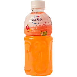 Mogu Mogu Peach Flavored Drink, bevanda al succo di pesca con nata de coco da 320ml