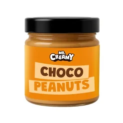 Mr. Creamy Choco Peanuts, crema spalmabile alle arachidi e nocciole da 200g