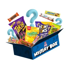 Mystery box da 20 prodotti, scatola a sorpresa con snack dolci, salati e bevande da tutto il mondo