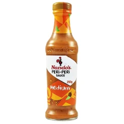 Nando's Peri Peri Medium Sauce, salsa peri peri piccante da 250g