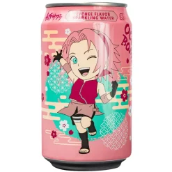 Ocean Bomb Sakura Lychee Sparkling Water, bevanda gassata aromatizzata al gusto di litchi da 330ml
