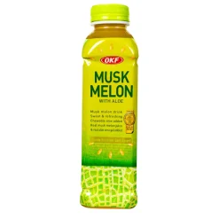 OKF Musk Melon With Aloe, bevanda idratante al gusto di melone e aloe da 500ml