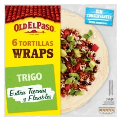 Old El Paso Tortillas Wrap, 6 tortillas da 350g