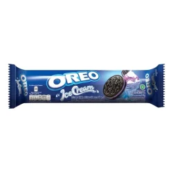 Oreo Ice Cream Blueberry, biscotti con crema al gusto di lampone da 110,4g