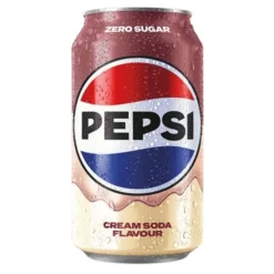 Pepsi Cream Soda Zero Sugar, bevanda gassata al gusto di cola e vaniglia da 330ml