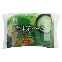 Sakura Seika Uji Matcha Cake, pan di spagna soffice al gusto matcha da 120g
