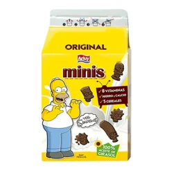 Simpsons Minis Originales Choco, biscotti al gusto di cioccolato da 135g