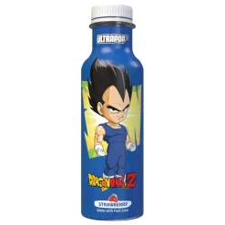 Ultra Pop Dragon Ball Z Vegeta Strawberry, bevanda al gusto di fragola da 330ml