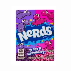 Wonka Nerds Grape and Strawberry, caramelle alla fragola e all'uva da 46g