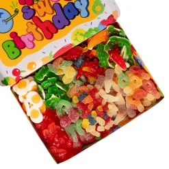Wunnie box “Happy Birthday”, la Candy box da comporre con le caramelle gommose preferite del festeggiato - 1 kg