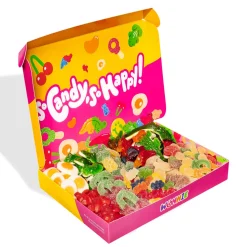 Wunnie box "So Candy, So Happy", scatola di caramelle gommose da comporre con i tuoi gusti preferiti - 1 kg