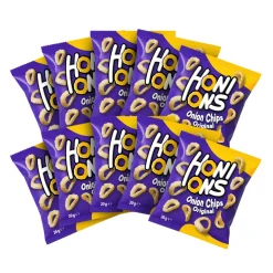 10x Honions Onion Rings, patatine alla cipolla da 20g