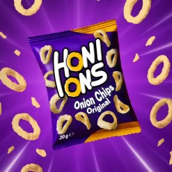 10x Honions Onion Rings, patatine alla cipolla da 20g